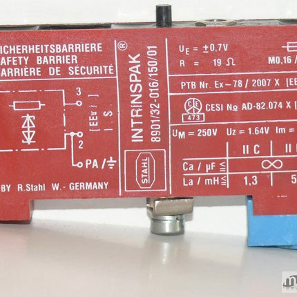 StahI Intrinspak 8901/32-016/150/01 Sicherheitsbarriere