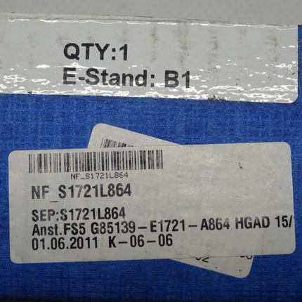 Siemens G85139-E1721-A864 / G851 39-E1721-A864 NEU/OVP versiegelt