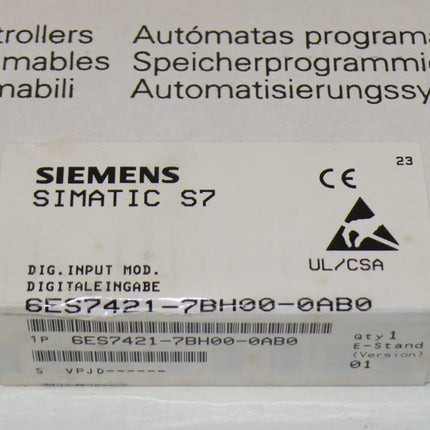 Siemens Simatic S7 6ES7421-7BH00-0AB0 / 6ES7 421-7BH00-0AB0 Neu und versiegelt