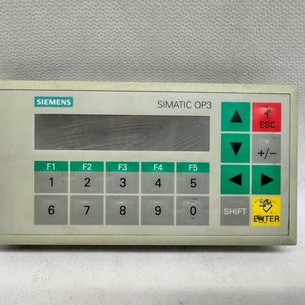 Siemens Front OP3 Panel 6AV3503-1DB10 Rahmen ok