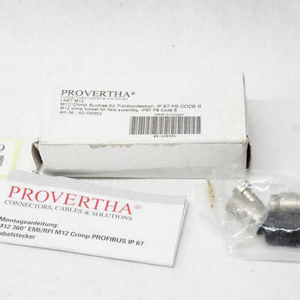 Provertha I-NET m12 / Crimp Buchse für Feldkonfektion IP67 PB CODE B / 42-100002 / Neu OVP