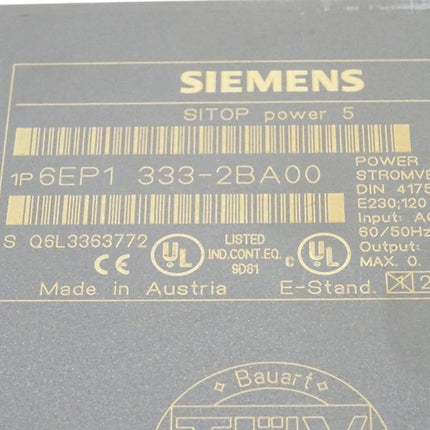 Siemens 6EP1333-2BA00 / 6EP1 333-2BA00