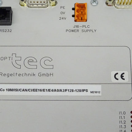 OPTItec Regeltechnik / TeCo 10M/ISI/CAN/CI/EE16/ Panel OPTI tec