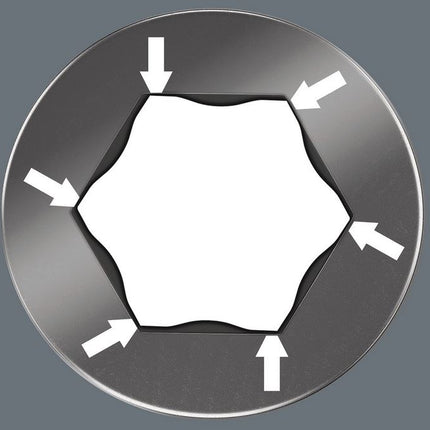 Wera 05021721001 950/13 Hex-Plus Imperial 1 SB Winkelschlüsselsatz zöllig BlackLaser