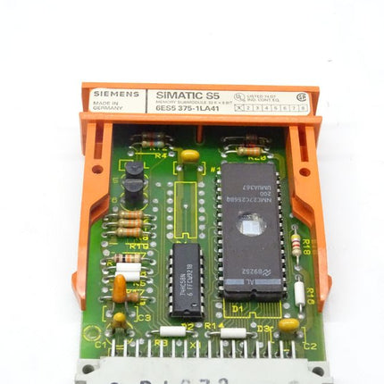 Siemens Simatic 6ES5 375-1LA41 / 6ES5375-1LA41 E:01 Memory Submodule 32kx8 Bit