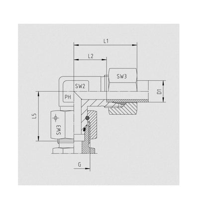 PH EW-DKOL-15 EW-Verschraubungen - Standard 5Y316