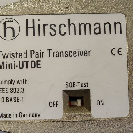 Hirschmann Twisted Pair Transceiver Mini-UTDE