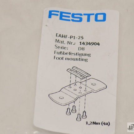 NEU/OVP Festo EAHF-P1-25 Fußbefestigung 1434904