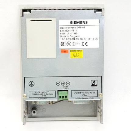 Siemens OP5-A2 Operator Panel 6AV3505-1FB12 6AV3 505-1FB12