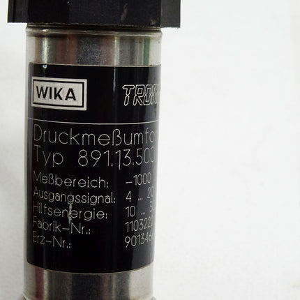 Wika Druckmessumformer 891.13.500