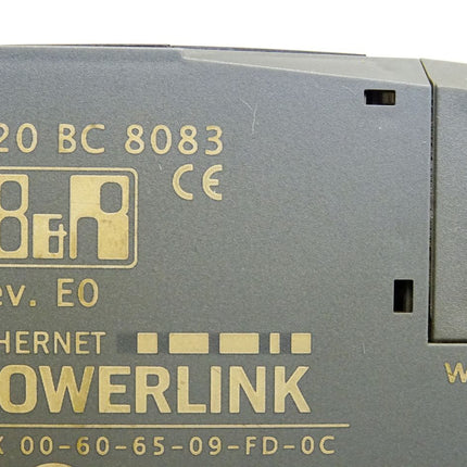 B&R X20BC8083 X20 BC 8083 Rev. E0 Ethernet Powerlink