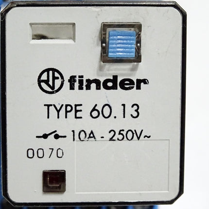 Finder Relais 60.13 10A 250VAC + Sockel 90.73