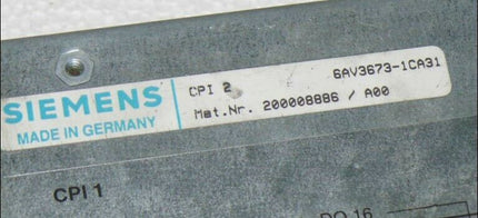 Siemens Simatic Panel Interface 6AV3673-1CA31 f. OP27/37/TP27-10/37 16 EIN- /AUS