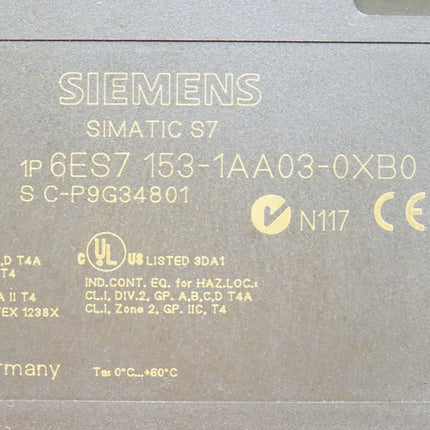 Siemens S7-300 6ES7153-1AA03-0XB0 6ES7 153-1AA03-0XB0