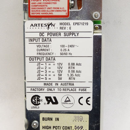 Artesyn Power Supply EP071219