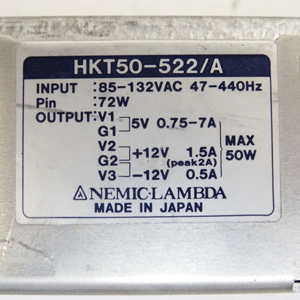 Nemic-Lambda HKT50-522/A Power Supply 50W