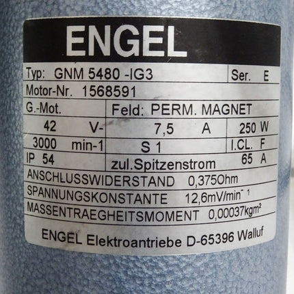 Engel Gleichstrom-Motor GNM5480-IG3 GNM 5480-IG3 3000min-1