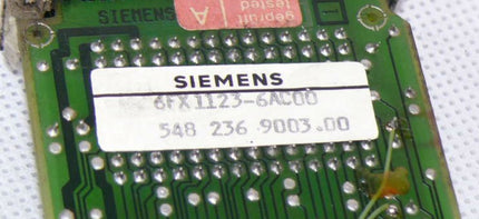 Siemens Sinumerik 6FX1123-6AC00 Module