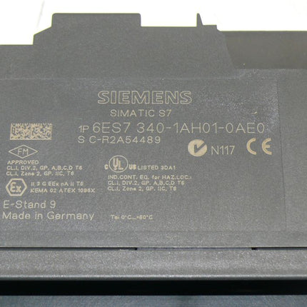 Siemens 6ES7 340-1AH01-0AE0 Simatic S7 6ES7340-1AH01-0AE0 E:09