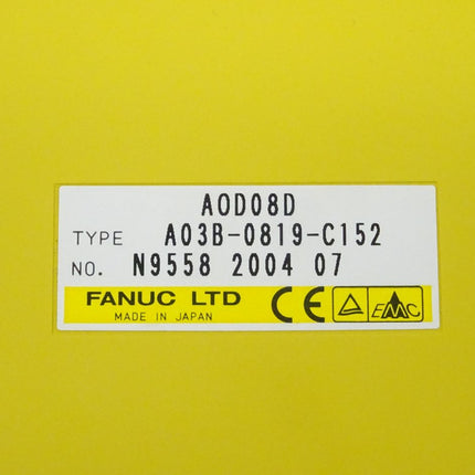 Fanuc AOD08D digitale Ausgabeeinheit A03B-0819-C152 // N9558 2004 07 NEU