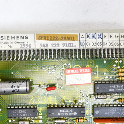 Siemens 6FX1122-2AA01 / 5482229101.00