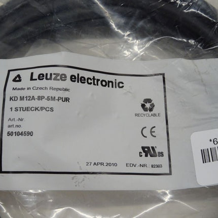 Leuze Electronic KD M12A-8P-5M-PUR Anschlussleitung 50104590 neu-Versiegelt