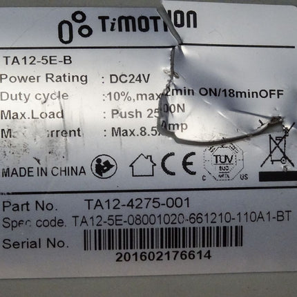 TiMotion TA12-5E-B TA12-4275-001 TA12-5E-08001020-661210-110A1-BT