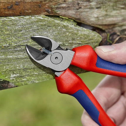 Knipex 70 02 160 Seitenschneider Kopf poliert Griffe mit Mehrkomponenten-Hüllen 7002160