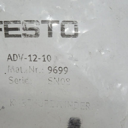 Festo 9699 Doppeltwirkender ADV-12-10 / Neu OVP