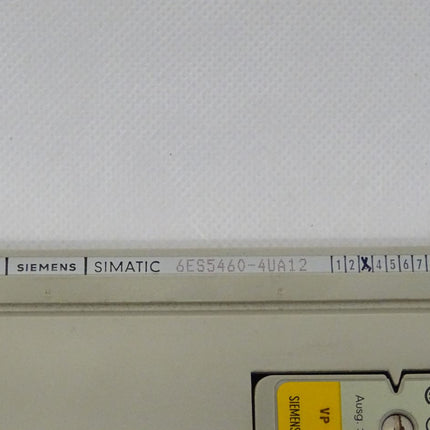 Siemens 6ES5460-4UA12 Simatic S5 6ES5 460-4UA12 E:03