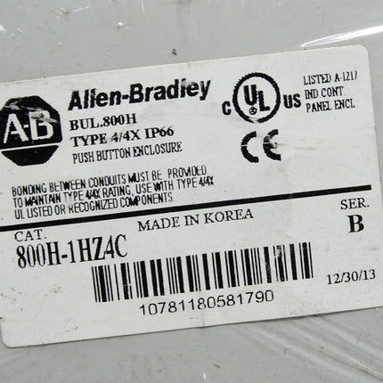 Allen-Bradley 800H-1HZ4C Push Button Enclosure / Neu OVP