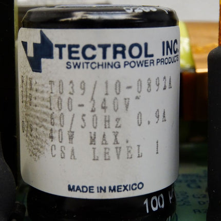 Tectrol Power Supply 40W 070-089201-4 016-080802-4 T039/10-0892A