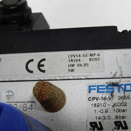 Festo Ventilinseln 18264 CPV14-GE-MP-6 + 18210 CPV14-VI