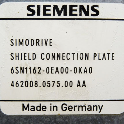 Siemens 6SN1162-0EA00-0KA0 SIMODRIVE 611 Schirmanschlussblech - Maranos.de