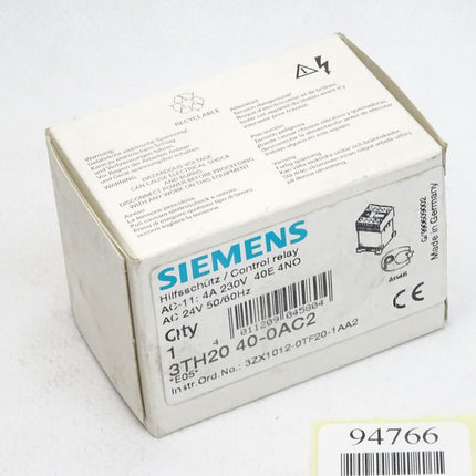 Siemens Hilfsschütz 3TH2040-0AC2 / Neu OVP