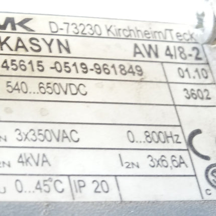 AMK AMKASYN AW4/8-2 / 45615-0519-961849 v01.10