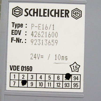 Schleicher Module P-E16/1 42621600 P02V-E16/1 - Maranos.de