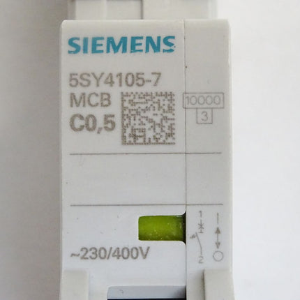 Siemens Leitungsschutzschalter 5SY4105-7 MCB C0,5