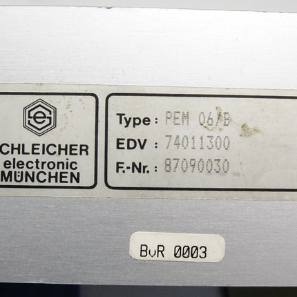 Schleicher PEM06/B 74011300 4K/8K Einschubkarte - Maranos.de