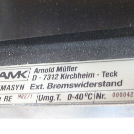 AMK Pumasyn RE MB2/1 / Brems Modul