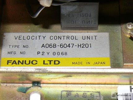 Fanuc A06B-6047-H201 Velocity Control Unit A06B6047H201